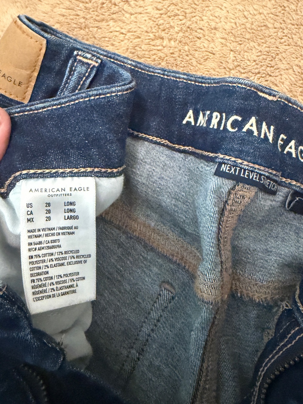 American Eagle Curvy Jegging Long Inseam - Picture 5 of 6